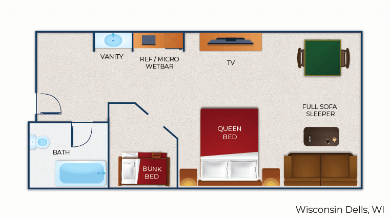 Wolf Den Suite | Wisconsin Dells Resort | Great Wolf Lodge